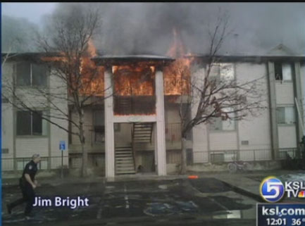 Children Dropped From Burning Building | KSL.com