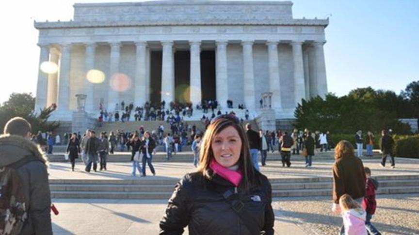 Utah woman takes risk on inauguration trip that pays off