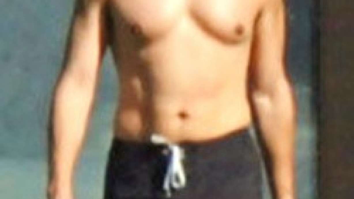 "When was the last time you saw a president with his shirt off?"