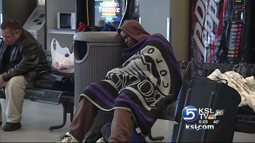 Dozens of bus passengers stranded in Salt Lake
