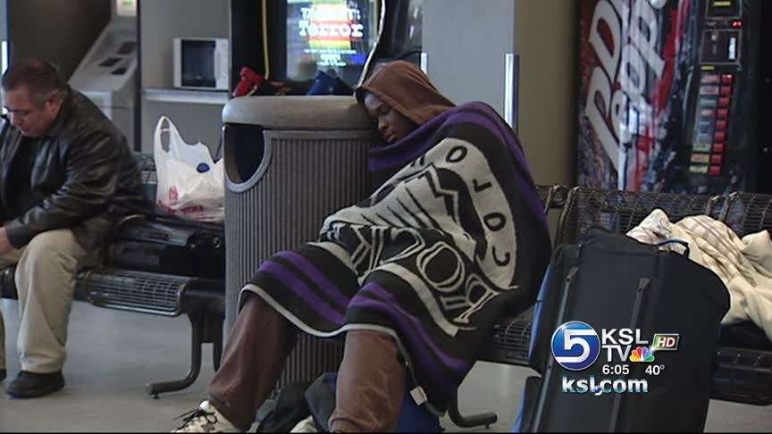 Dozens of bus passengers stranded in Salt Lake