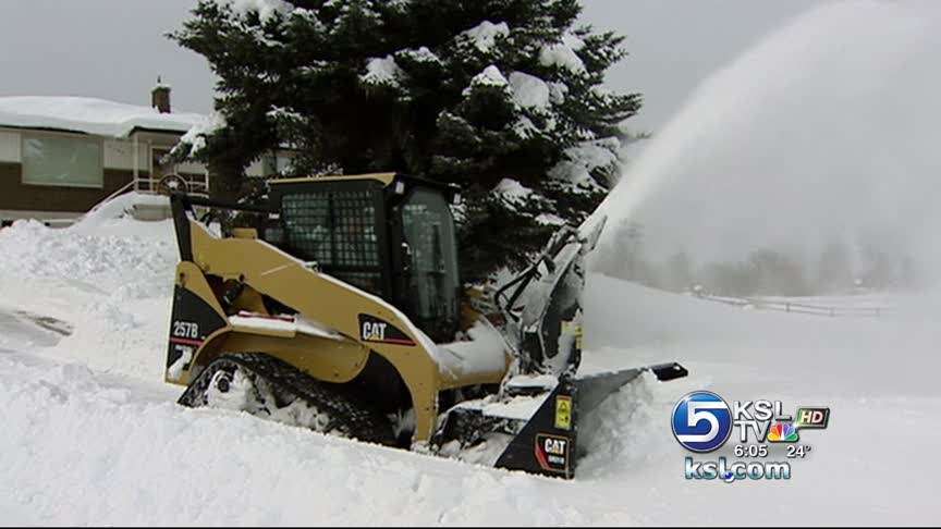 Town receives 70 inches of snow in 10 days