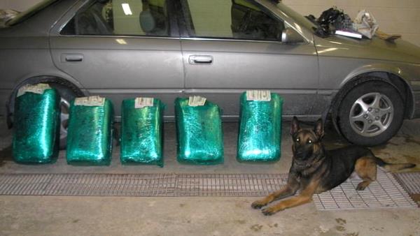 2 arrested in highway drug bust