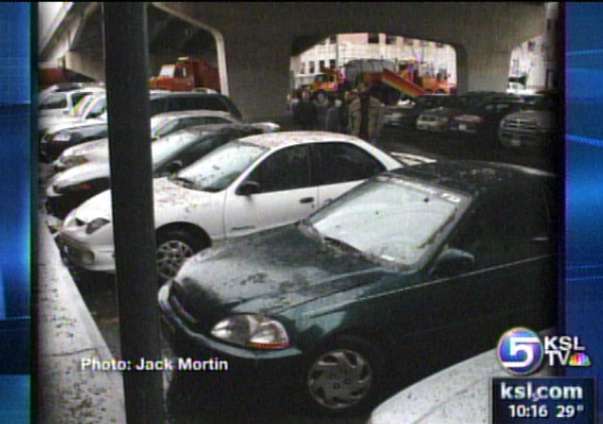 Snow-Plow Driver Damages Number of Cars