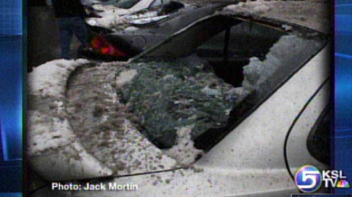 Snow-Plow Driver Damages Number of Cars