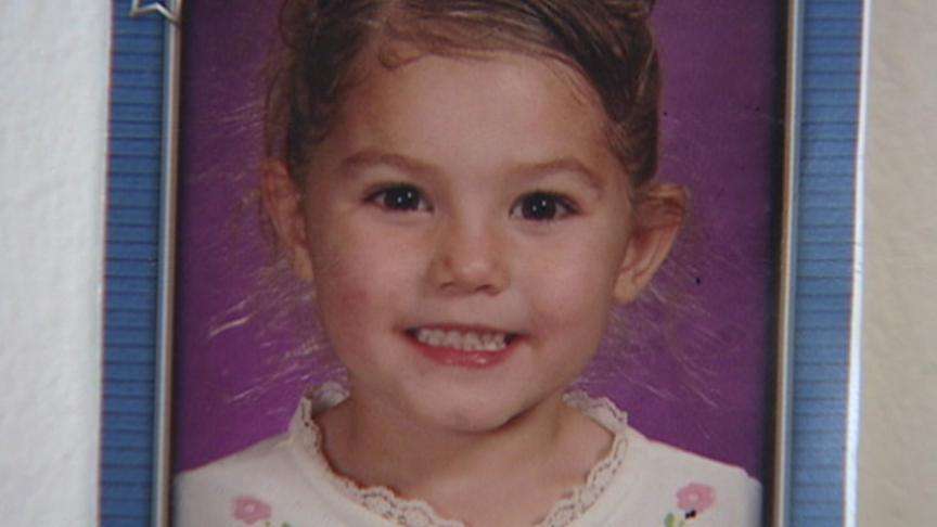 Six-year old Nikel Davenport was sledding with her friend on a hill at El Monte Golf Course in Ogden yesterday when the sled hit a tree.