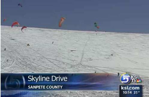 Snowkiting Festival in Full Swing This Weekend