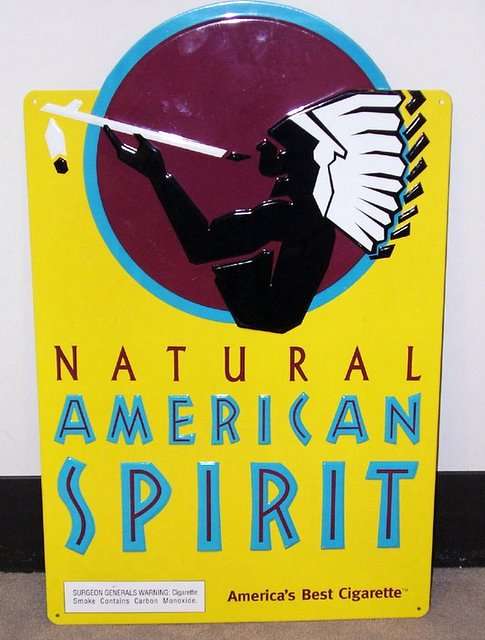 Natural American Spirit sign