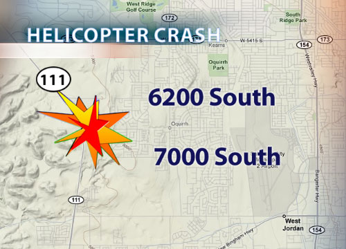 2 injured in helicopter crash