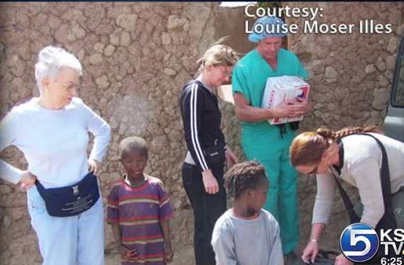 High 5 for woman raising money for school in Mali