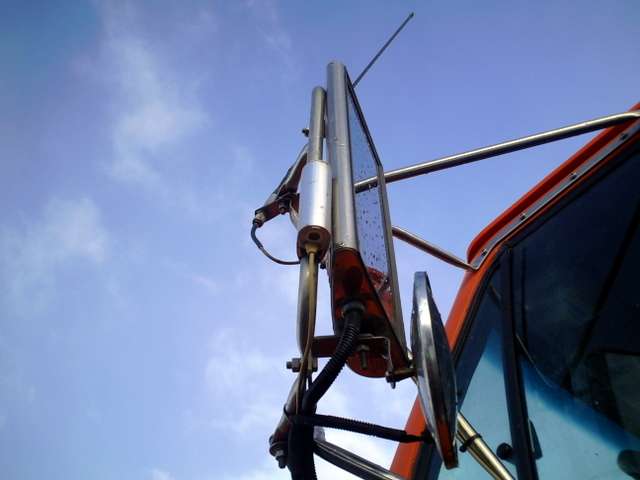 Infrared sensor on the driver's side mirror