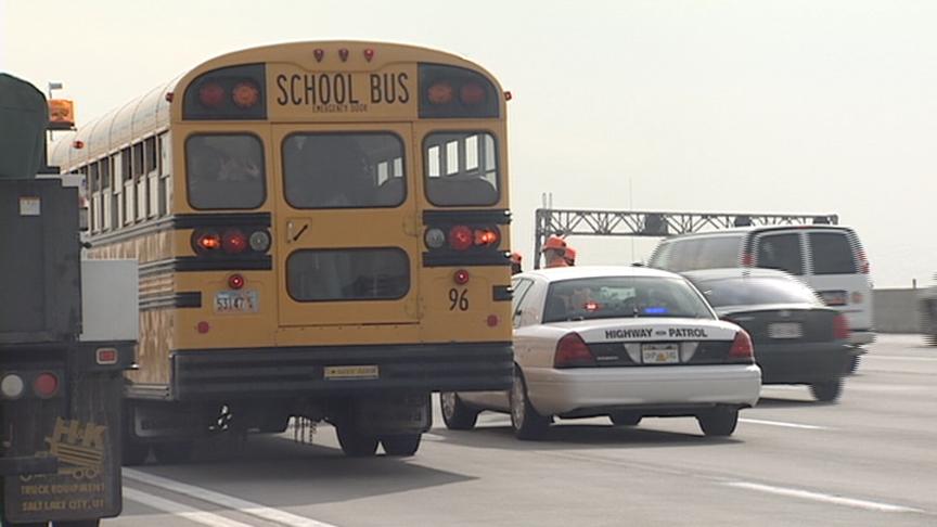 Smoking Brakes Caught Fire on School Bus