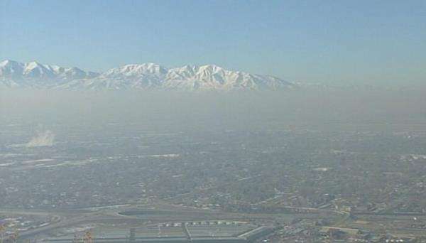 Inversion blankets the Salt Lake Valley.