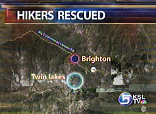 Hikers Rescued Near Brighton