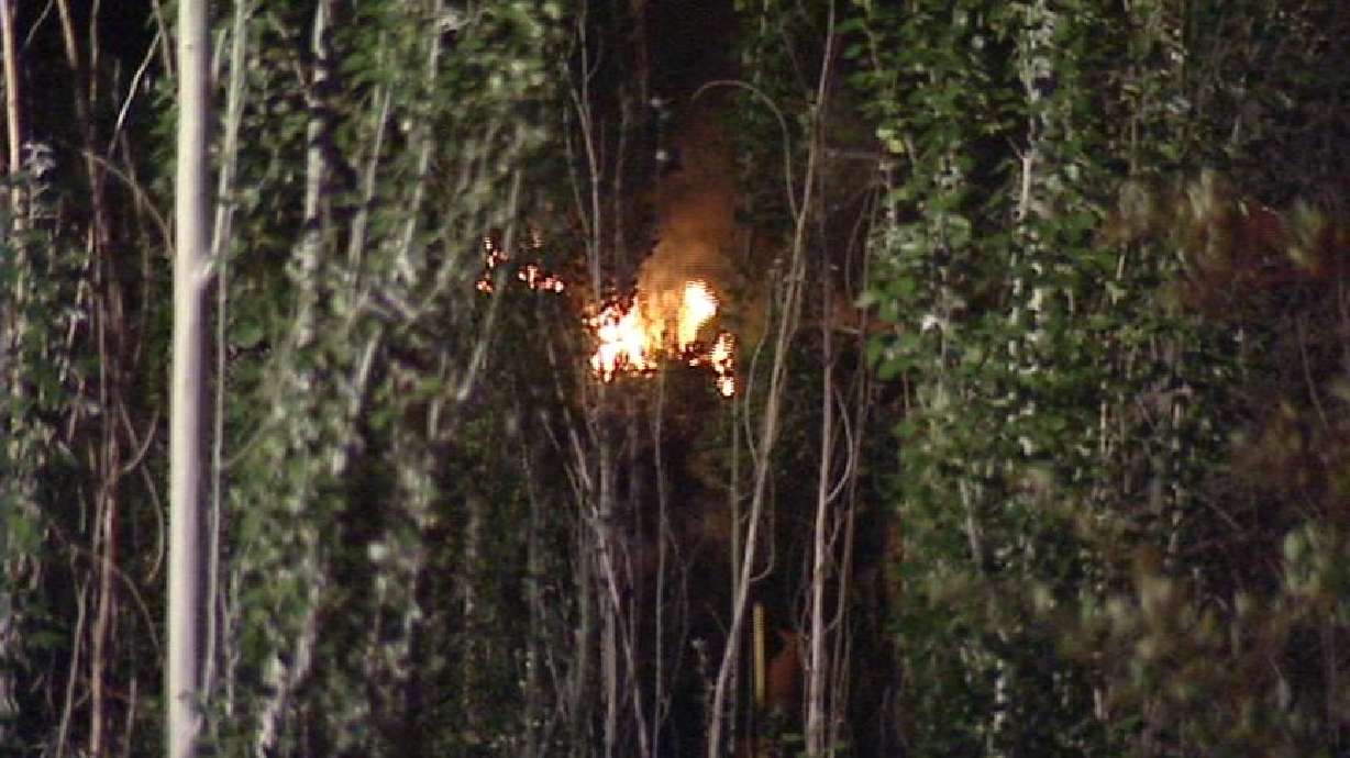 Arson Suspected at Abandoned Building