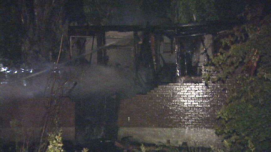 Arson Suspected at Abandoned Building