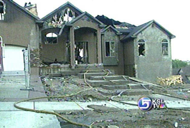 Fire Destroys Home Under Construction