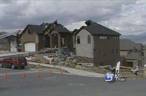 Fire Destroys Home Under Construction