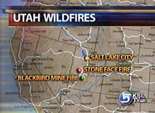 Firefighters Battling Dozens of Wildfires Around the State