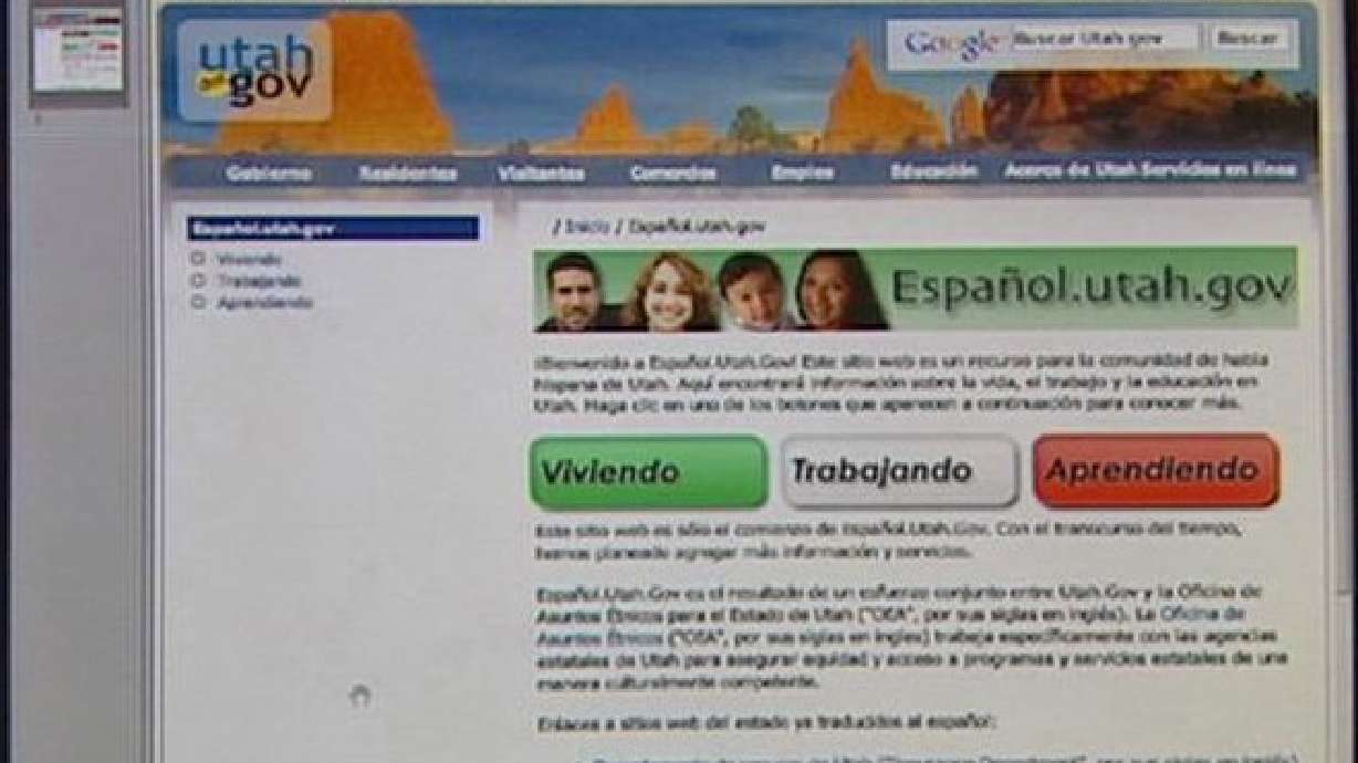 Some Information to be Posted in Spanish on State Website