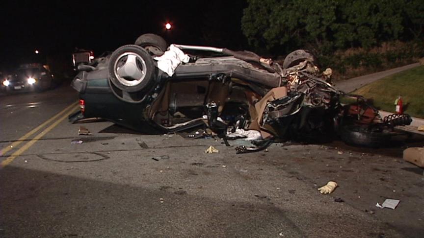 Three Young Men Injured in Car Wreck