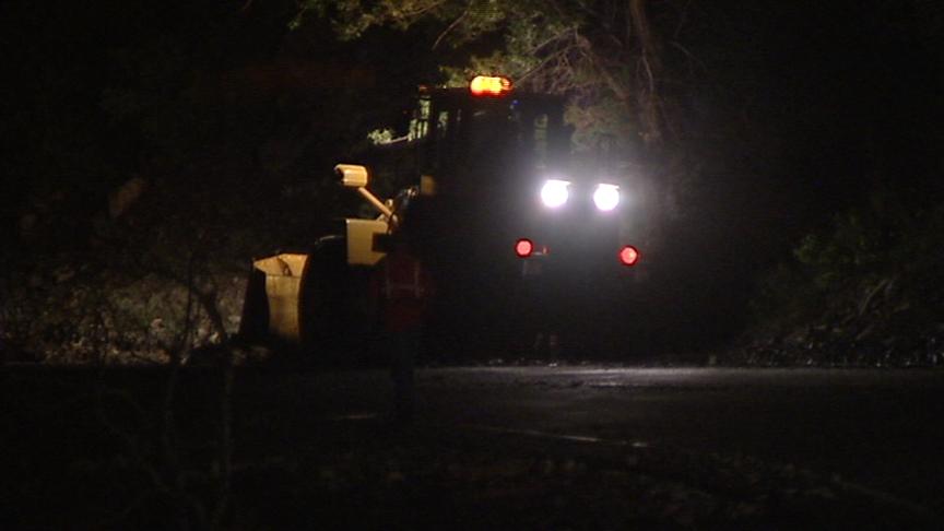 Storm Dumps Debris on Road Through Big Cottonwood Canyon