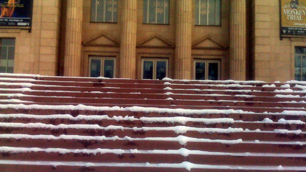 Tight budget means less salt for university sidewalks