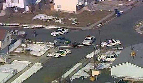 Scene of shooting near Kearns High School.