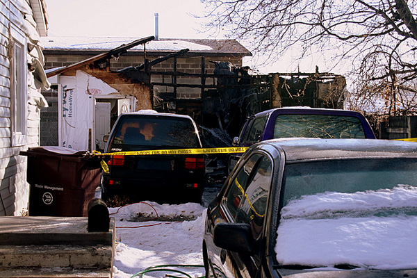 Man smoking a pipe may have caused fire