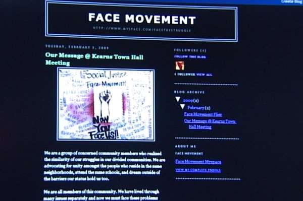 Young adults working together to help solve gang problem