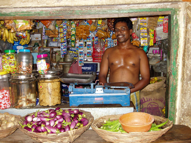 Micro-business in leprosy colony
