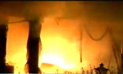 Family Escapes Fast-Moving House Fire