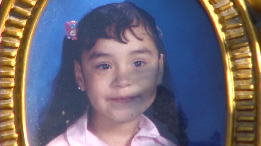 A photo of Maria Del Carmen Menchaca is placed at a small memorial in Salt Lake City in July 2008. Gabriel Alejandro Alvarez, the now 32-year-old man who shot and killed Maria, went before a parole board on Tuesday.