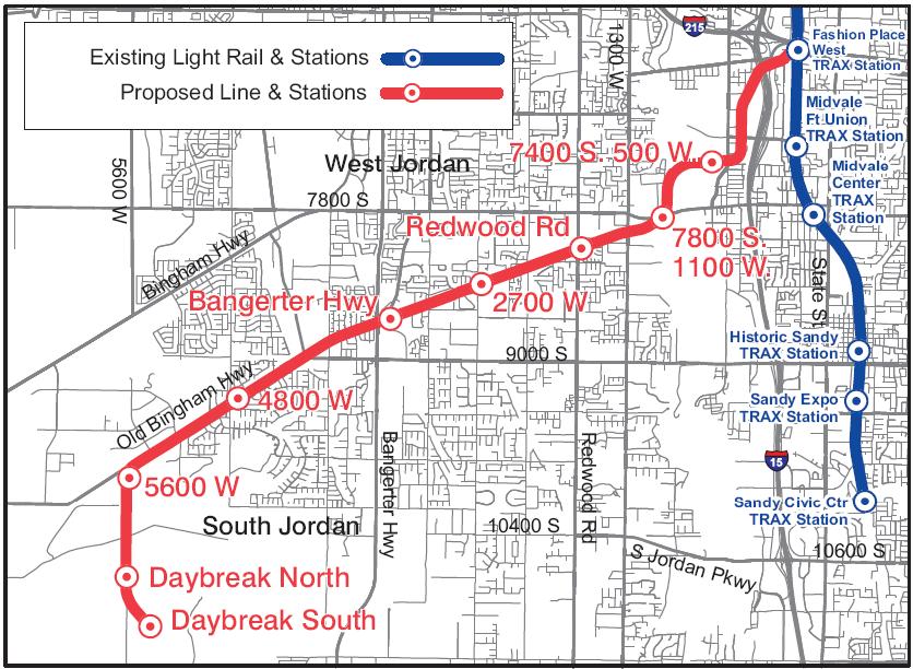 Mid-Jordan TRAX line scheduled for completion in 2011 | KSL.com