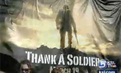 Hundreds Gather to 'Thank a Soldier'