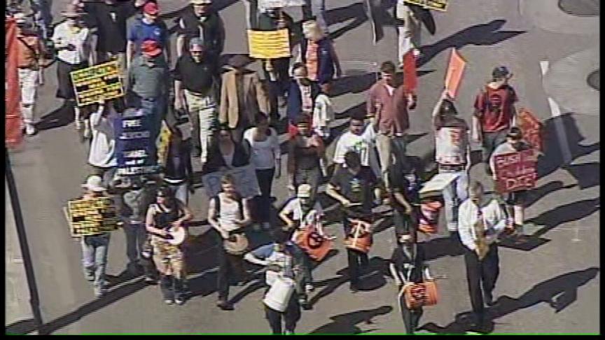 Anti-War Rally and Vigil Mark 4th Anniversary of Iraq War 
