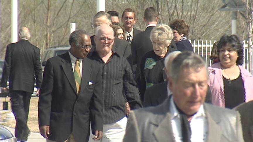 Family and Friends of Marv Jensen Pay Final Respects at Funeral