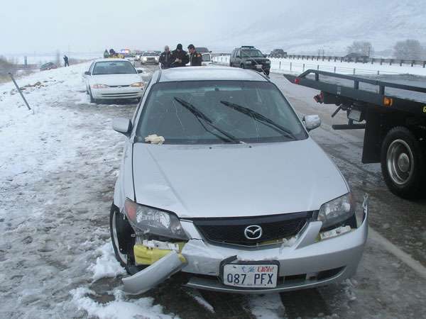 3 people taken to the hospital following crash