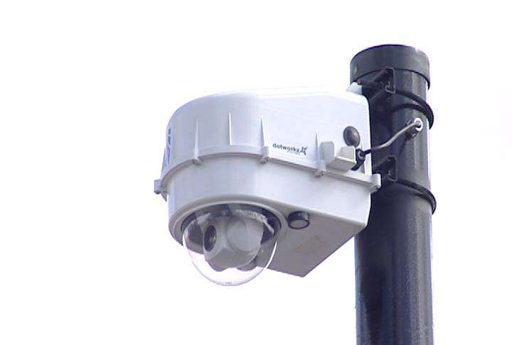 Surveillance cameras installed in Pioneer Park