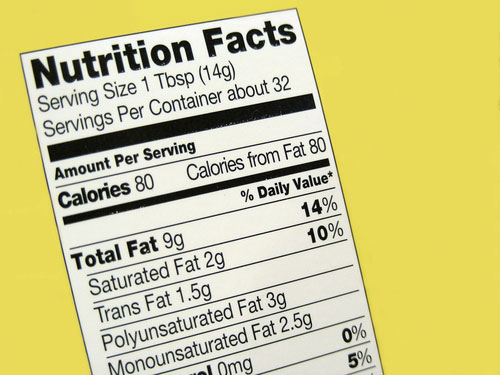 Bill would change nutritional display requirements