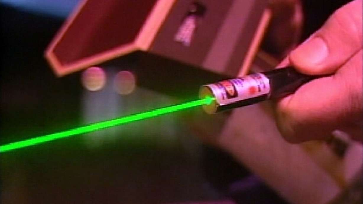 Bluffdale man charged for shining laser at helicopter