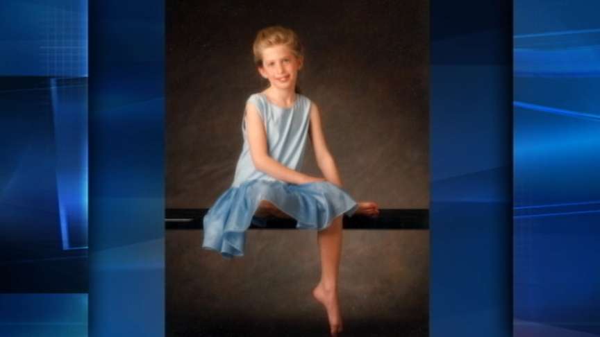 Caitlin York as a young dancer.