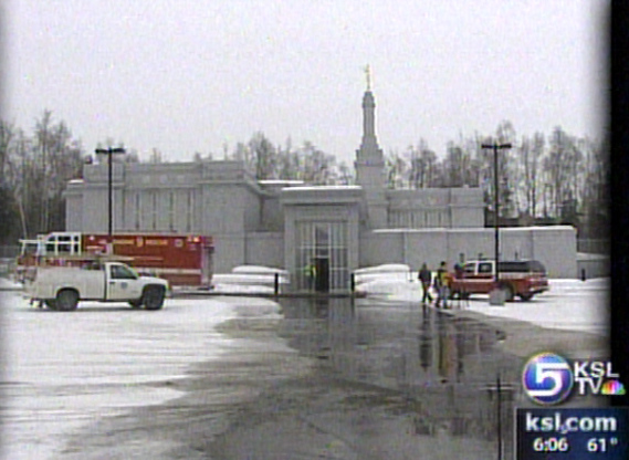 LDS Temple in Alaska Floods