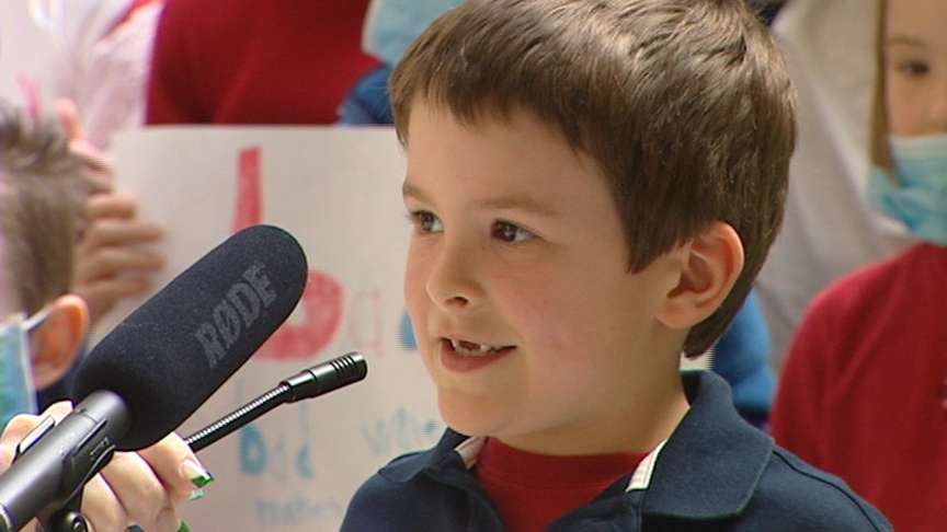 Henry Fosnocht from Whittier Elementary said students need to be able to go out for recess.