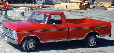 File picture of a 1970s Ford F250 pickup truck