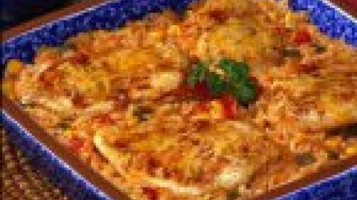 Fiesta Chicken & Rice Bake
