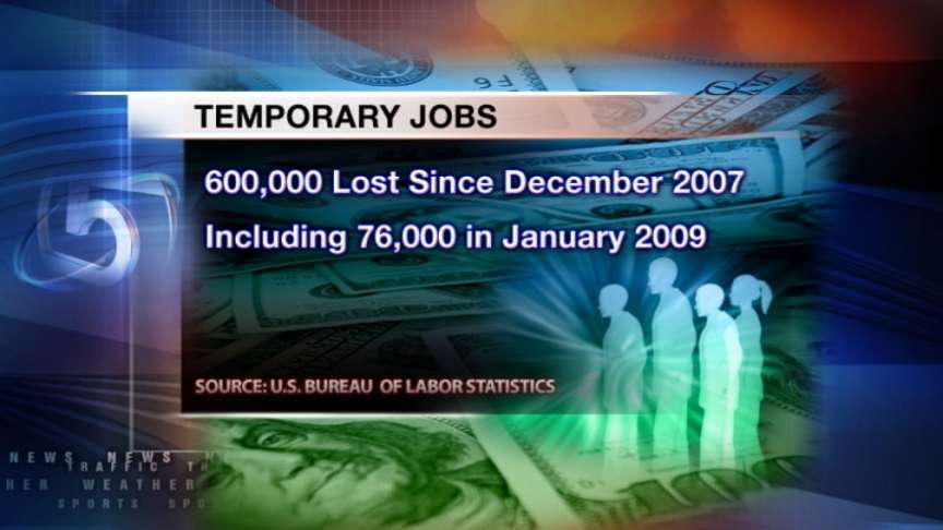 Many people turning to temp agencies for work