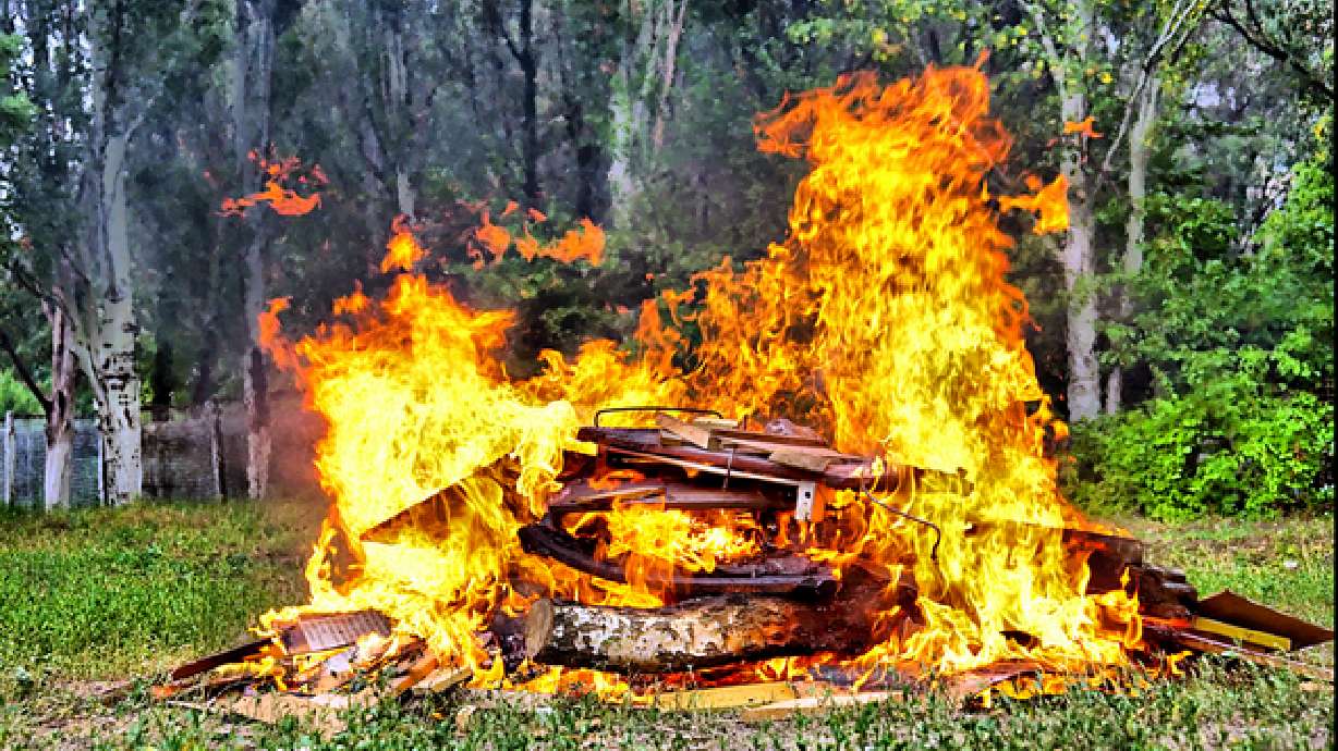 Caution advised in debris burning