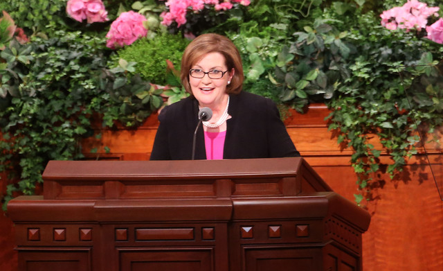 LDS leaders focus on importance of covenants in women's meeting | KSL.com